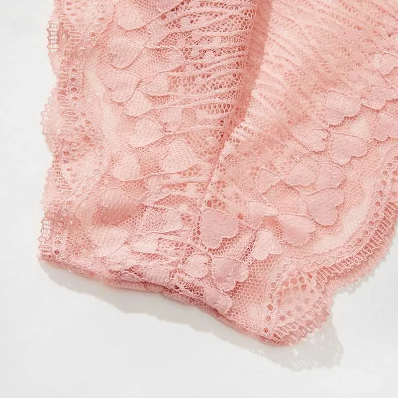 High-waist Lace French Panties