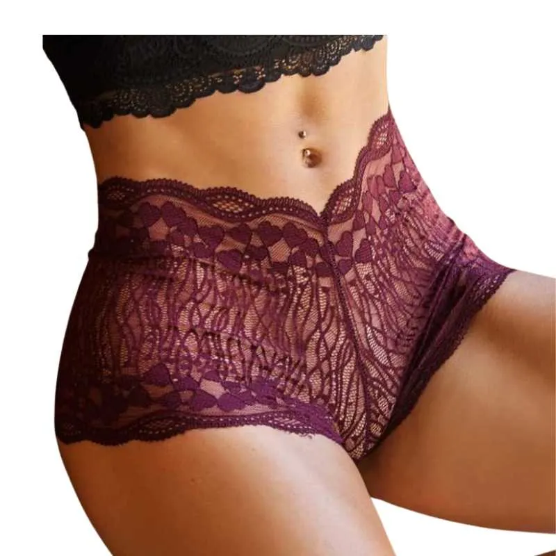 High-waist Lace French Panties