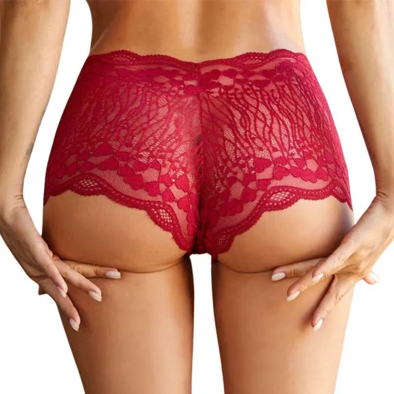 High-waist Lace French Panties