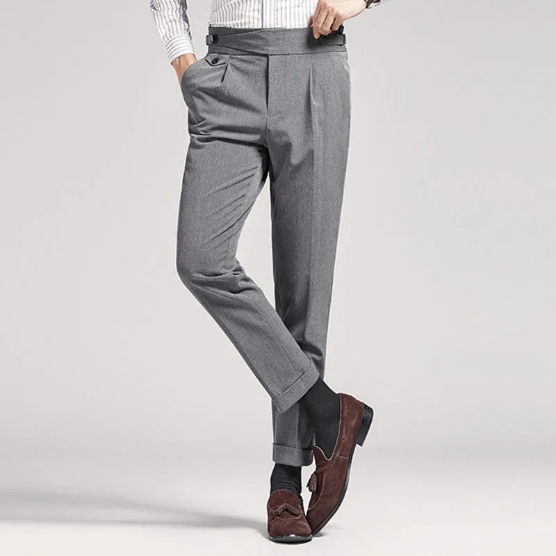 High Waist Slim Fit Naples Trousers