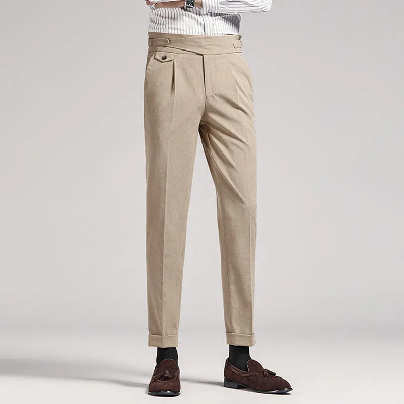 High Waist Slim Fit Naples Trousers