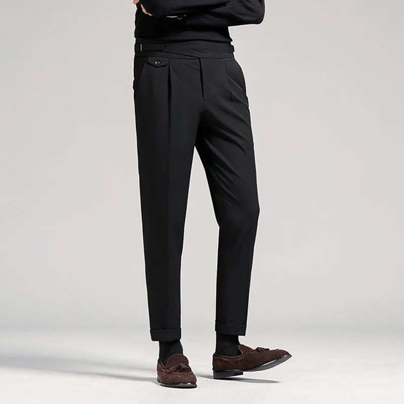 High Waist Slim Fit Naples Trousers