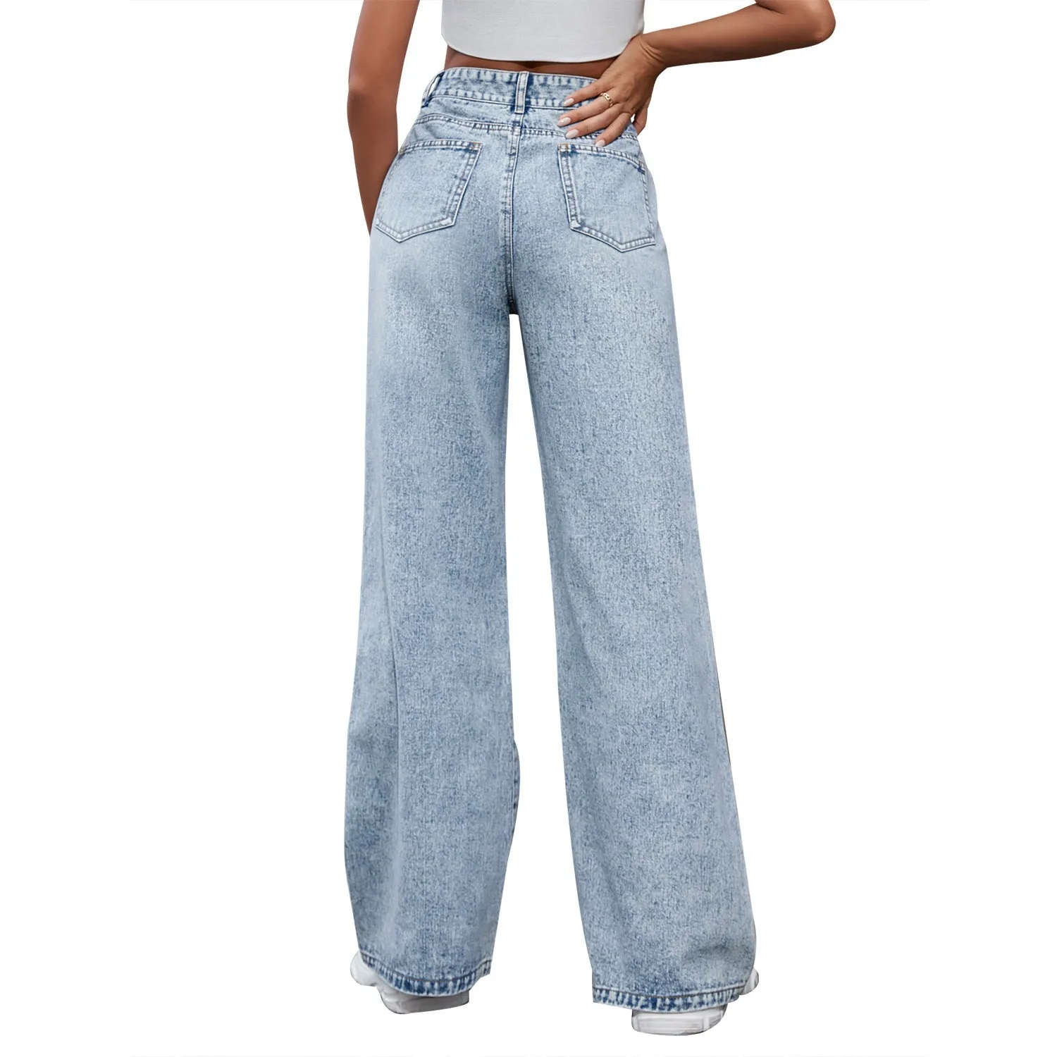 High Waist Wide Leg Jeans