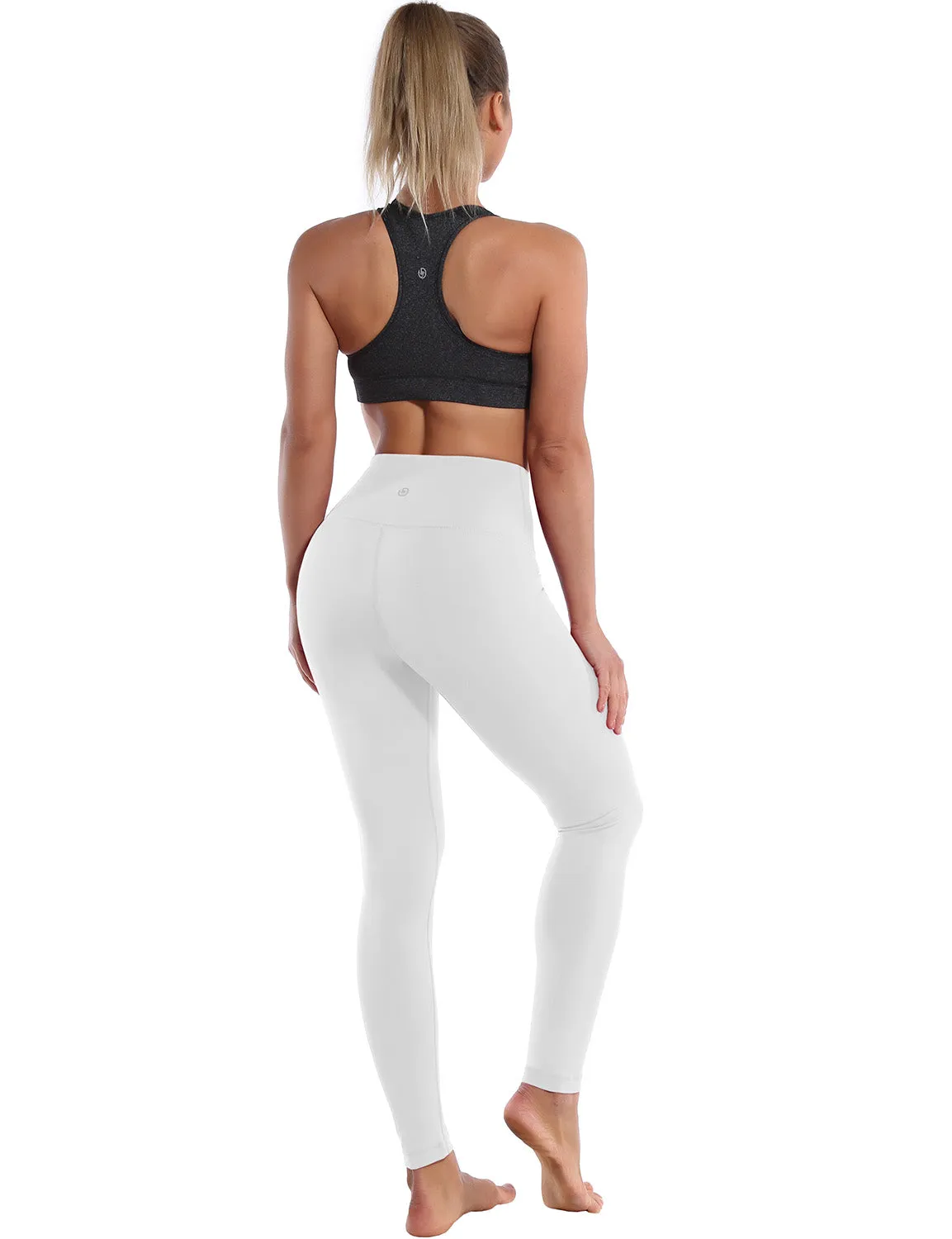 High Waist Yoga Pants white