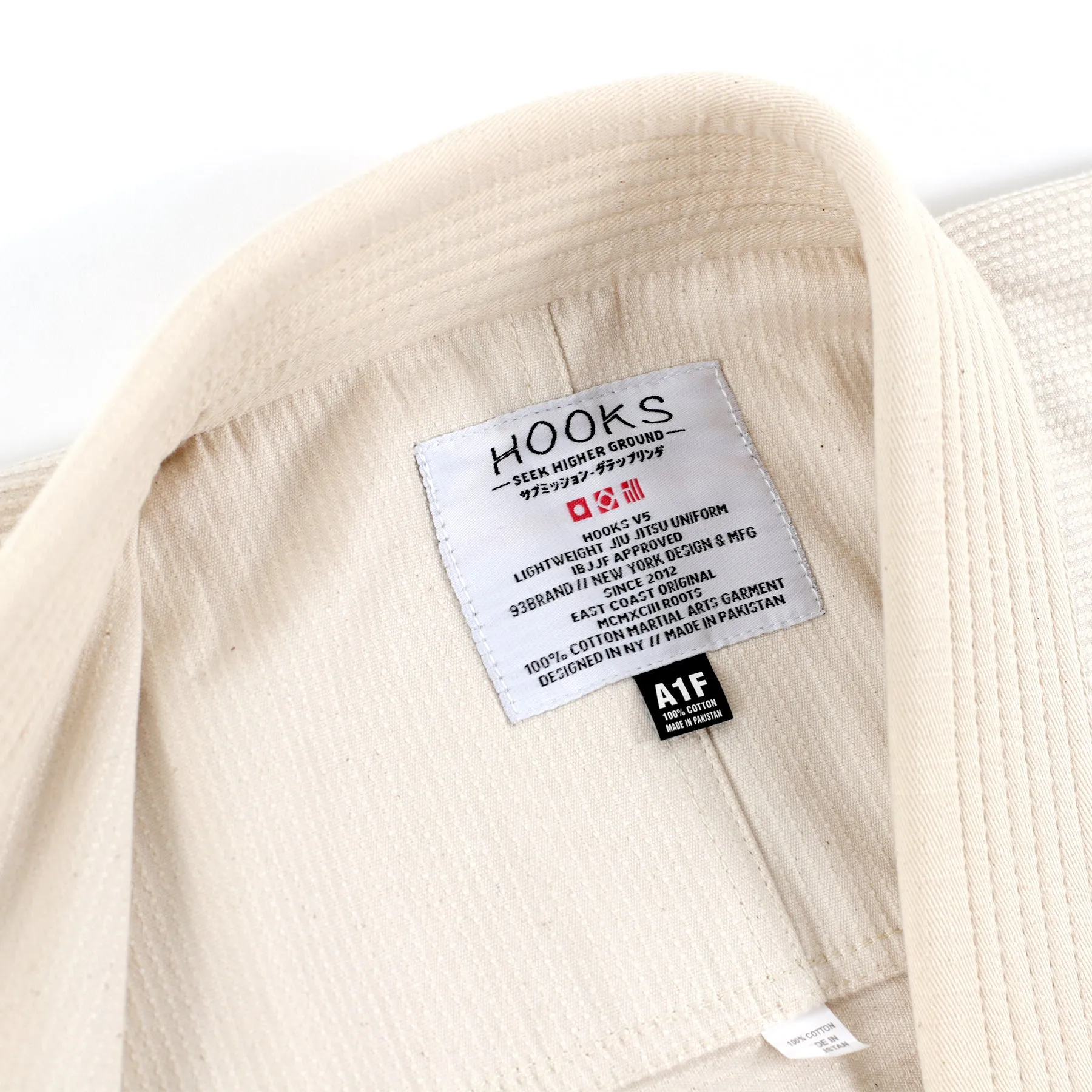 HOOKS V5 Women's Jiu Jitsu Gi - Unbleached