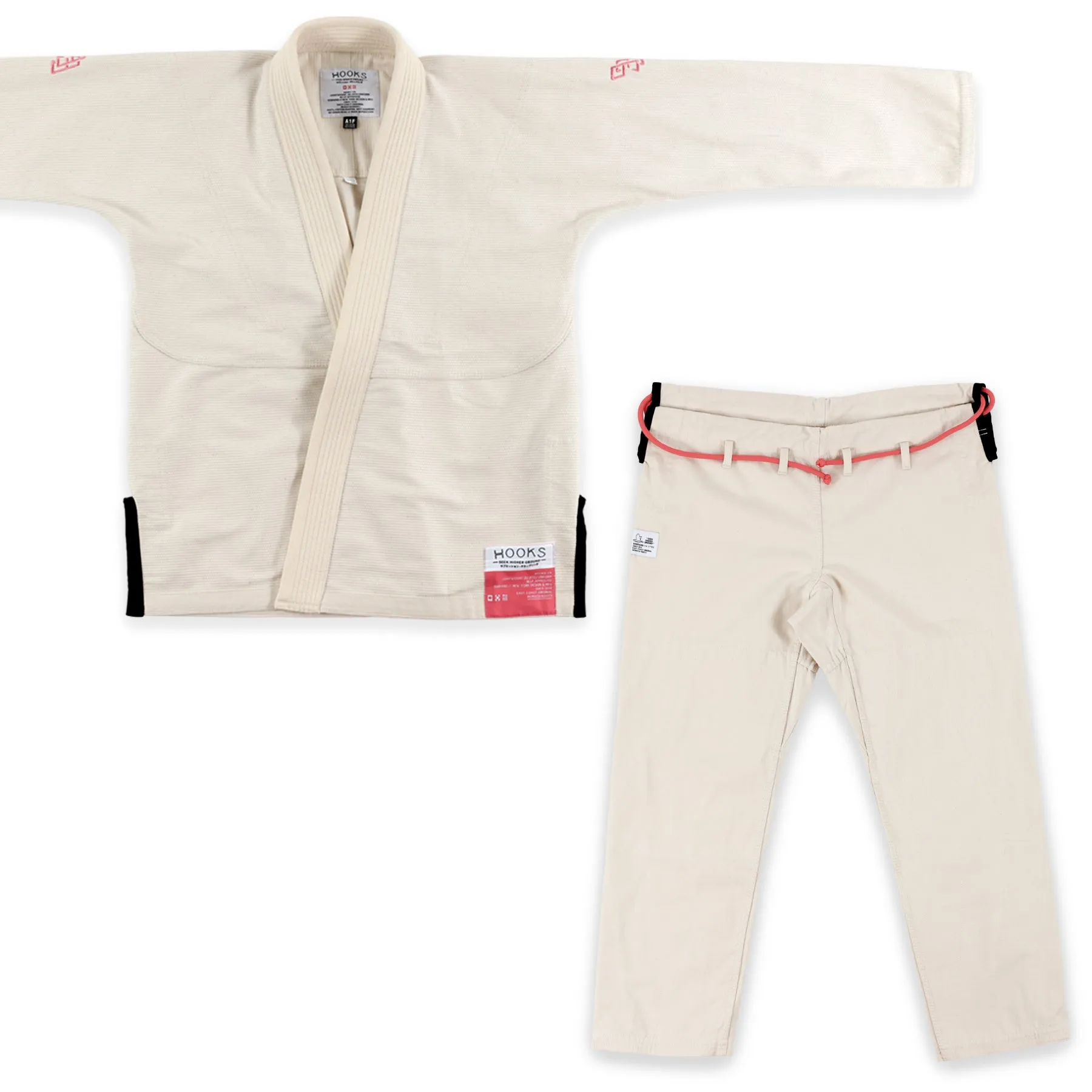 HOOKS V5 Women's Jiu Jitsu Gi - Unbleached