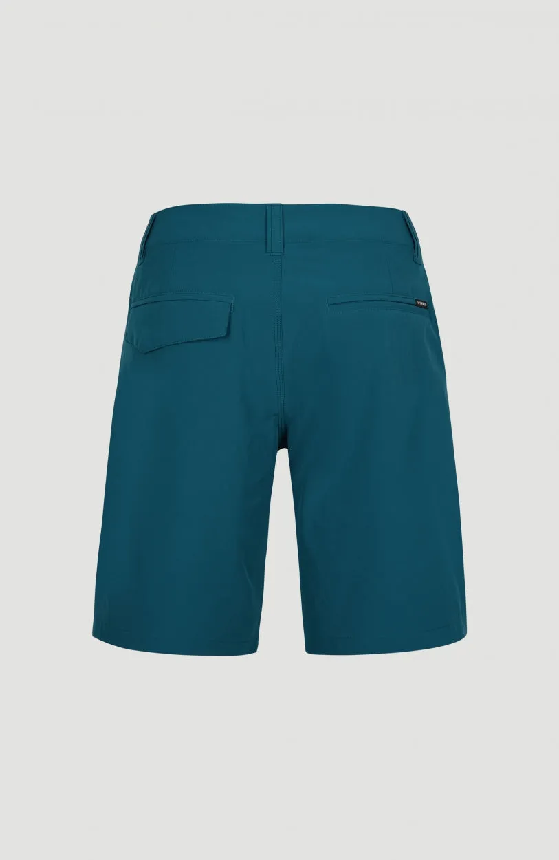 Hybrid Chino Shorts | Blue Coral