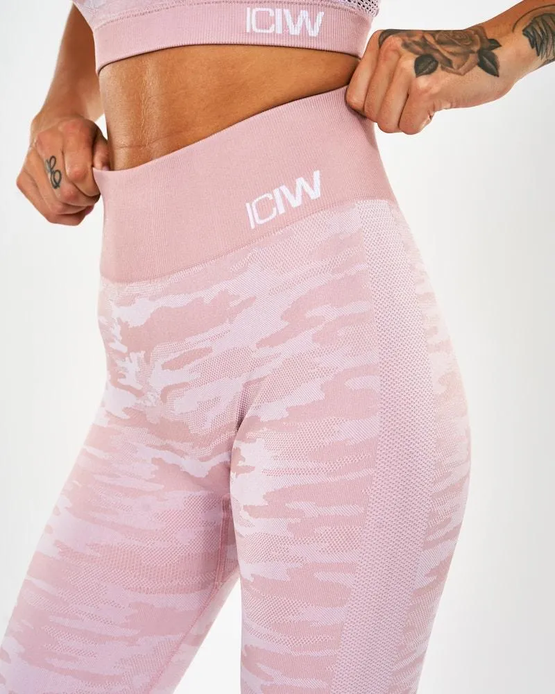 ICIW Seamless Tights Camo - Dusty Pink