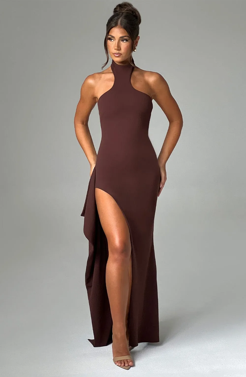 Isadora Maxi Dress - Chocolate