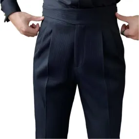 Italian style casual suit trousers