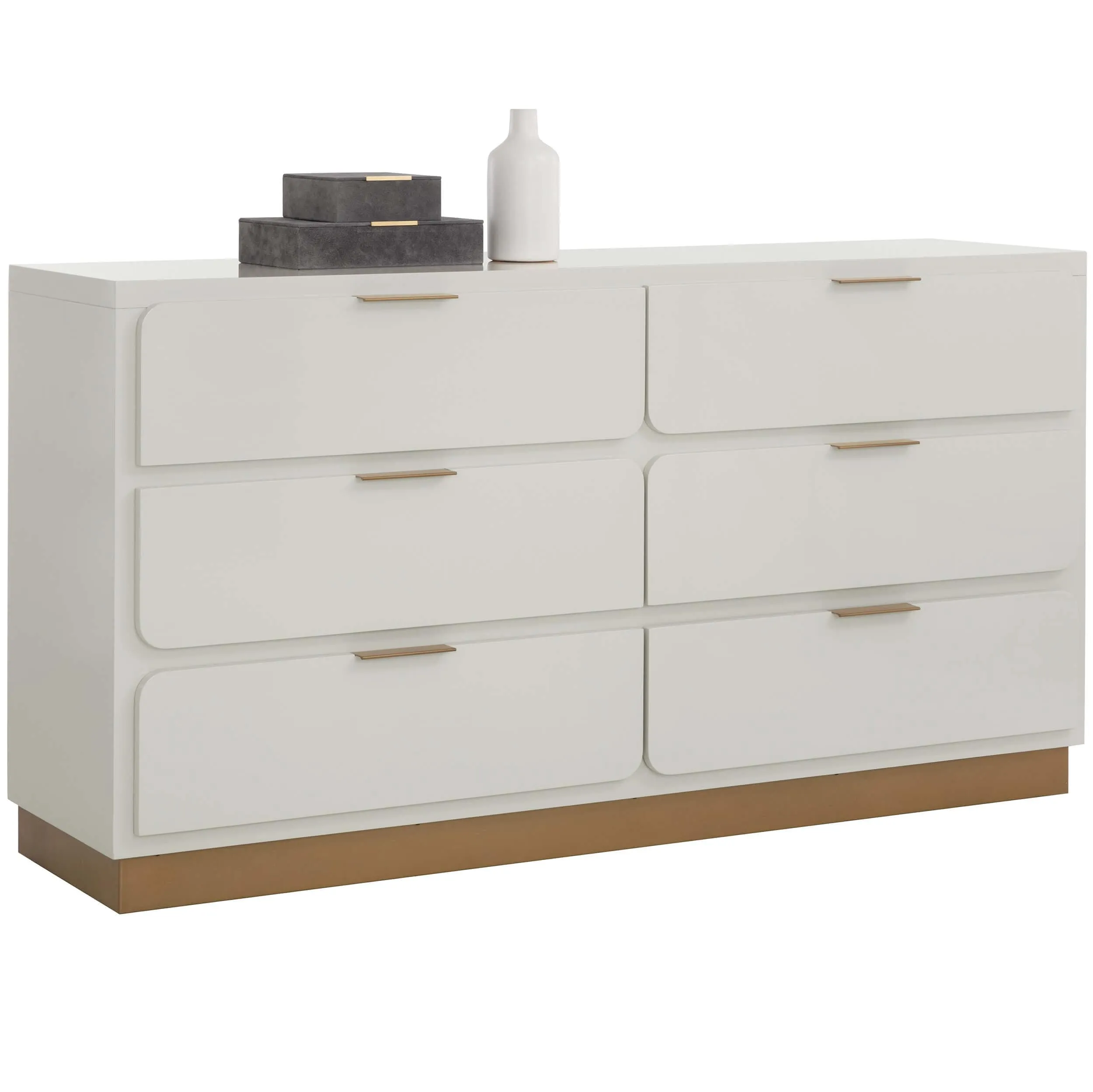 Jenkins Dresser, High Gloss Cream