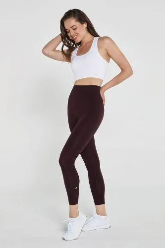 Jerf Luz Seamless Leggings - Dark Maroon