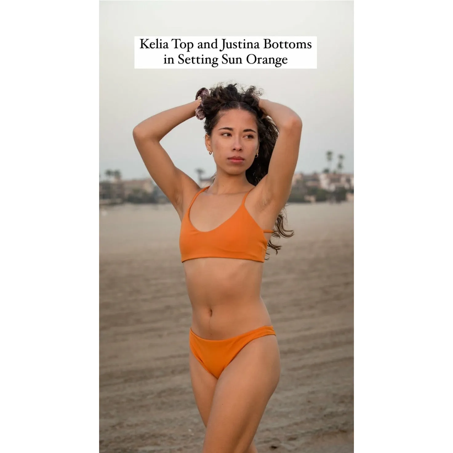 Kelia Twist Back Surf Top