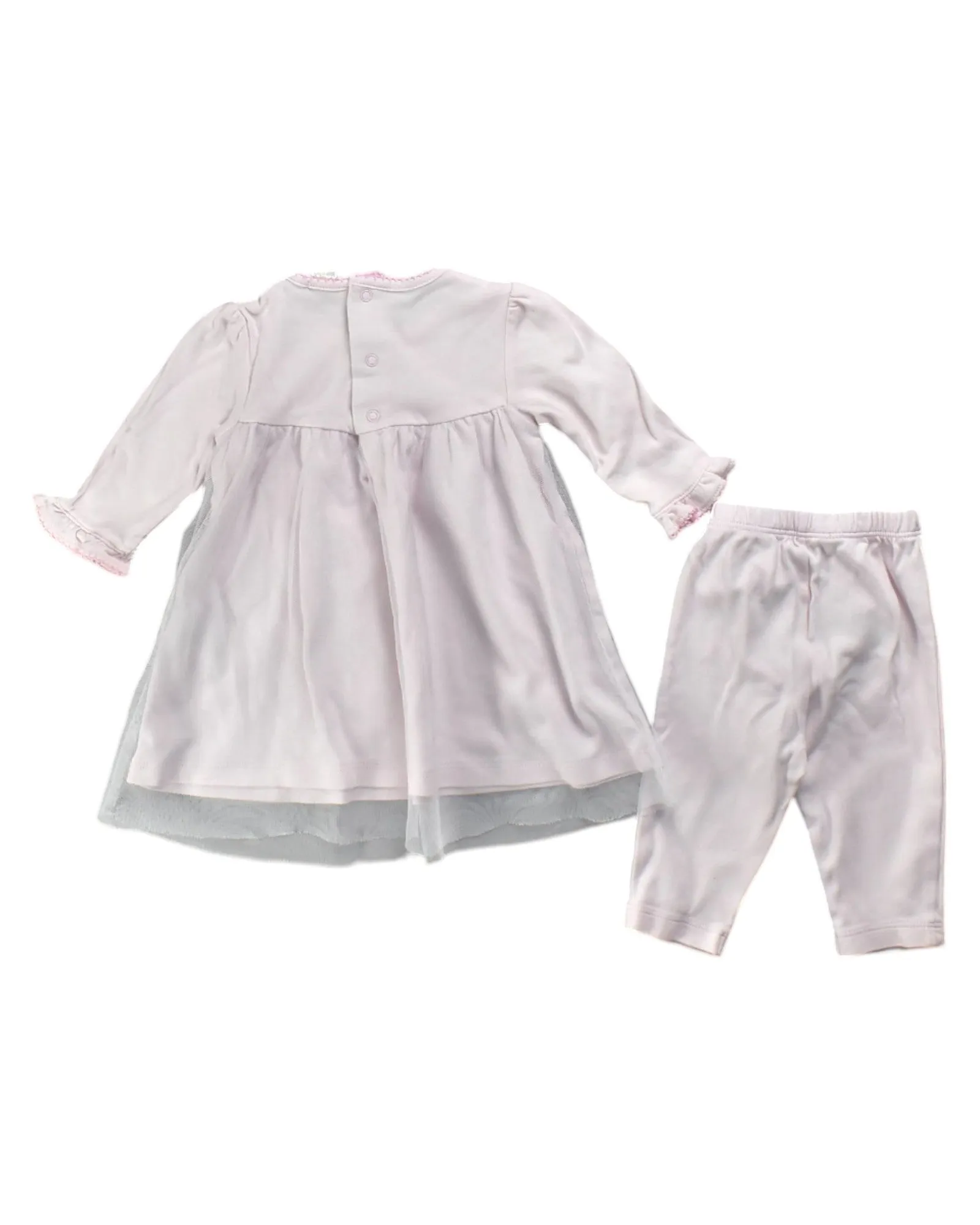 Kissy Kissy Dress And Pants Set 3-6M