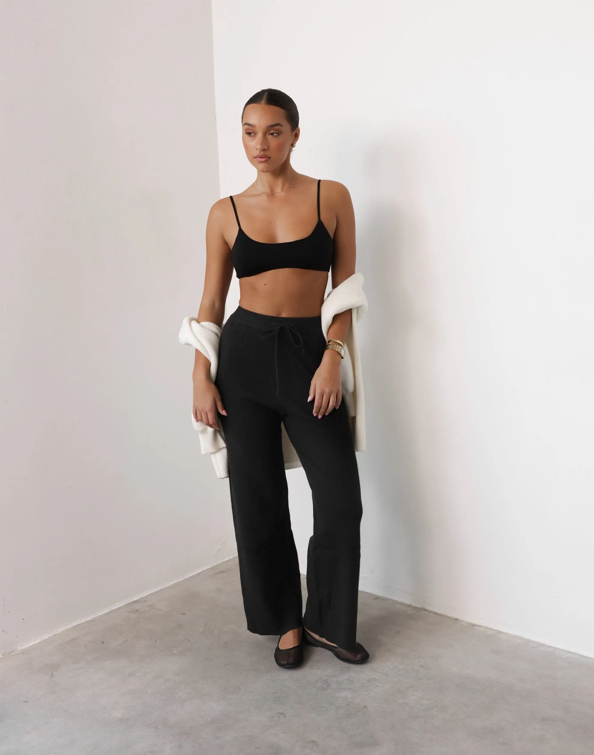 Kleine Knit Pants (Black)