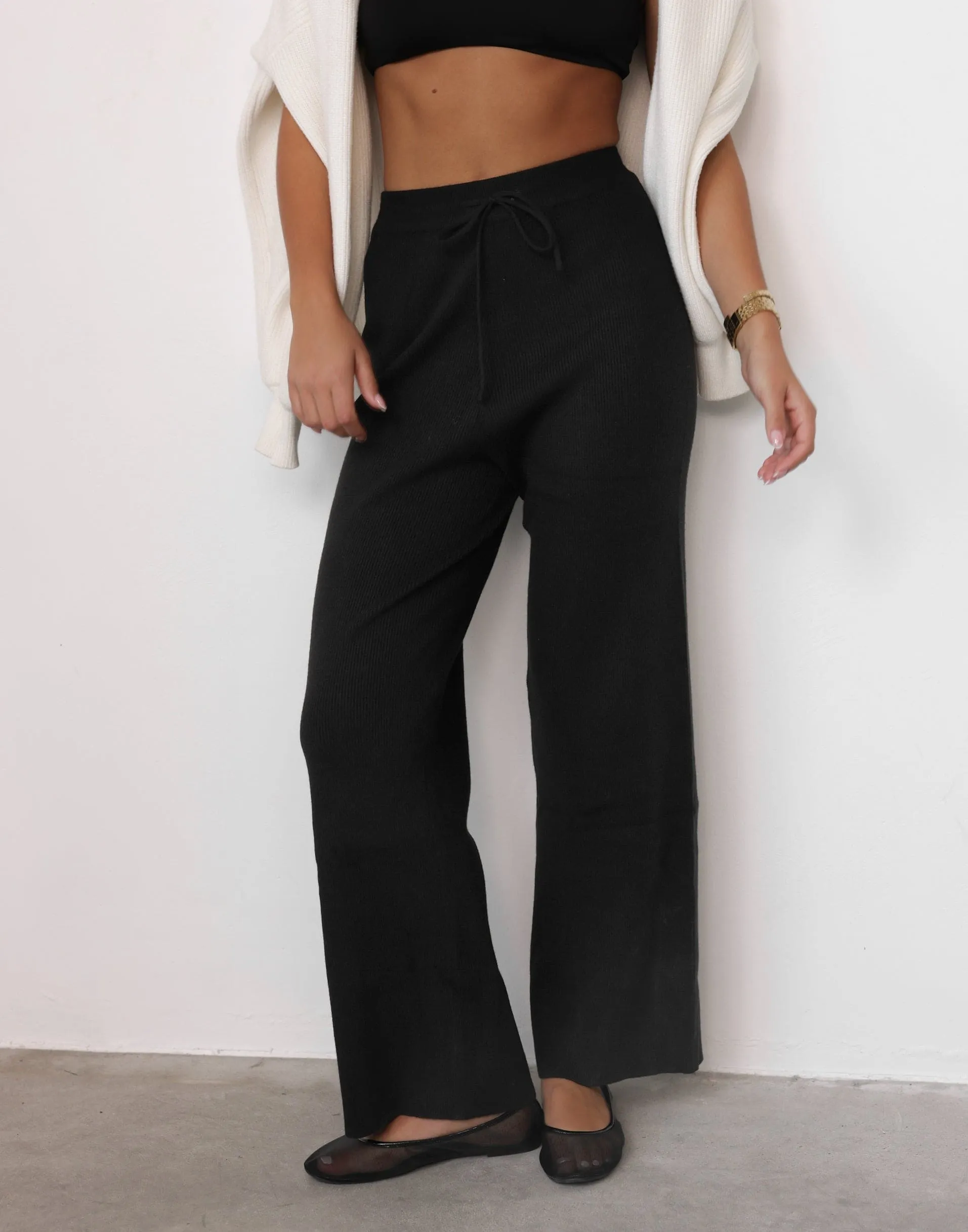 Kleine Knit Pants (Black)