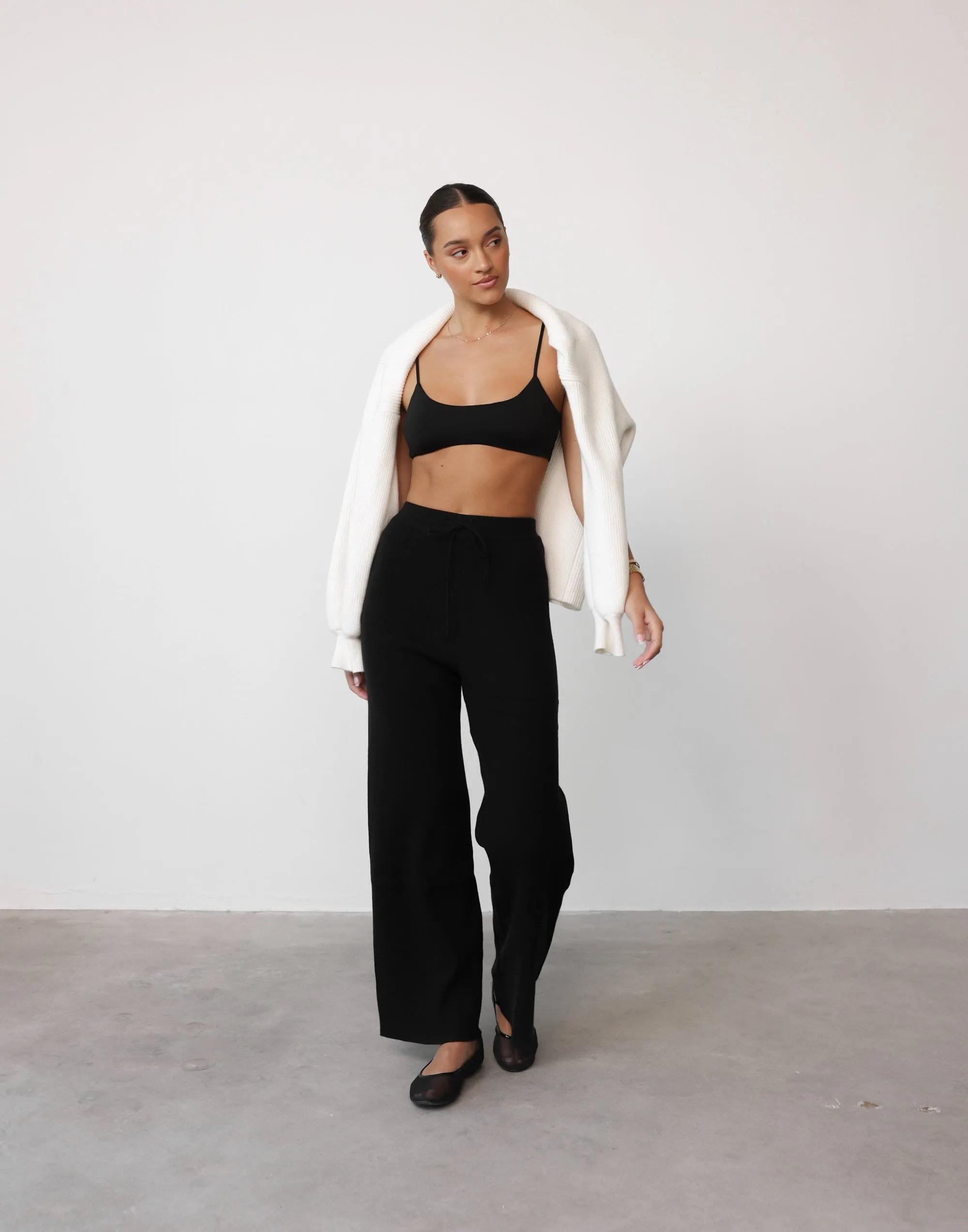 Kleine Knit Pants (Black)