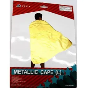 Large Gold Metallic Cape