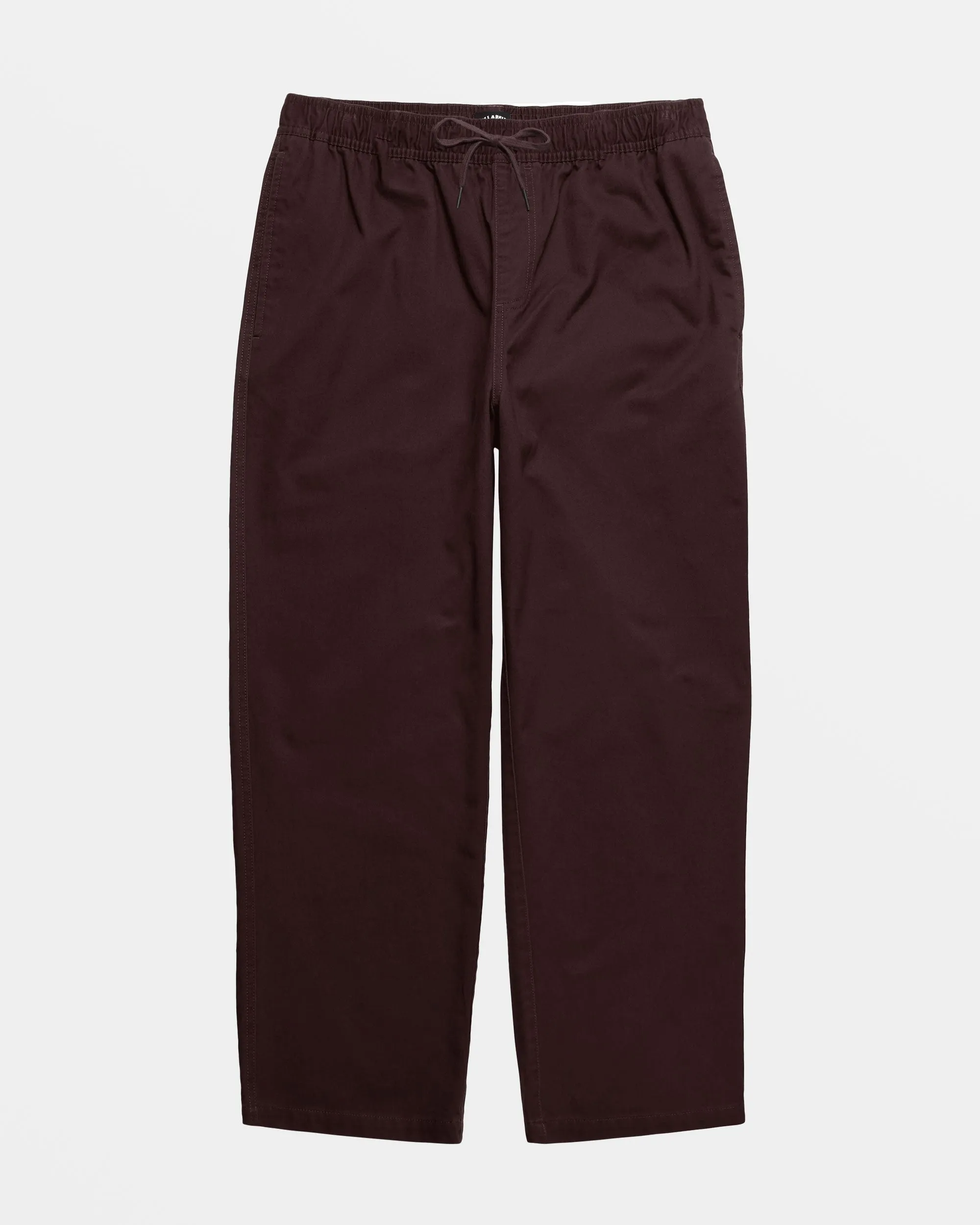 Larry Elastic Waist Pants - Plum