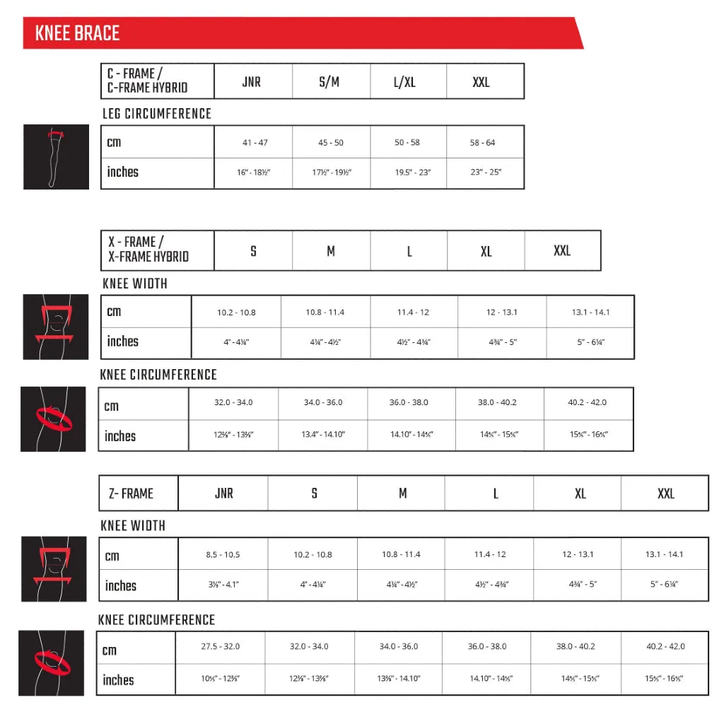 Leatt C-Frame Hybrid Knee Brace V23