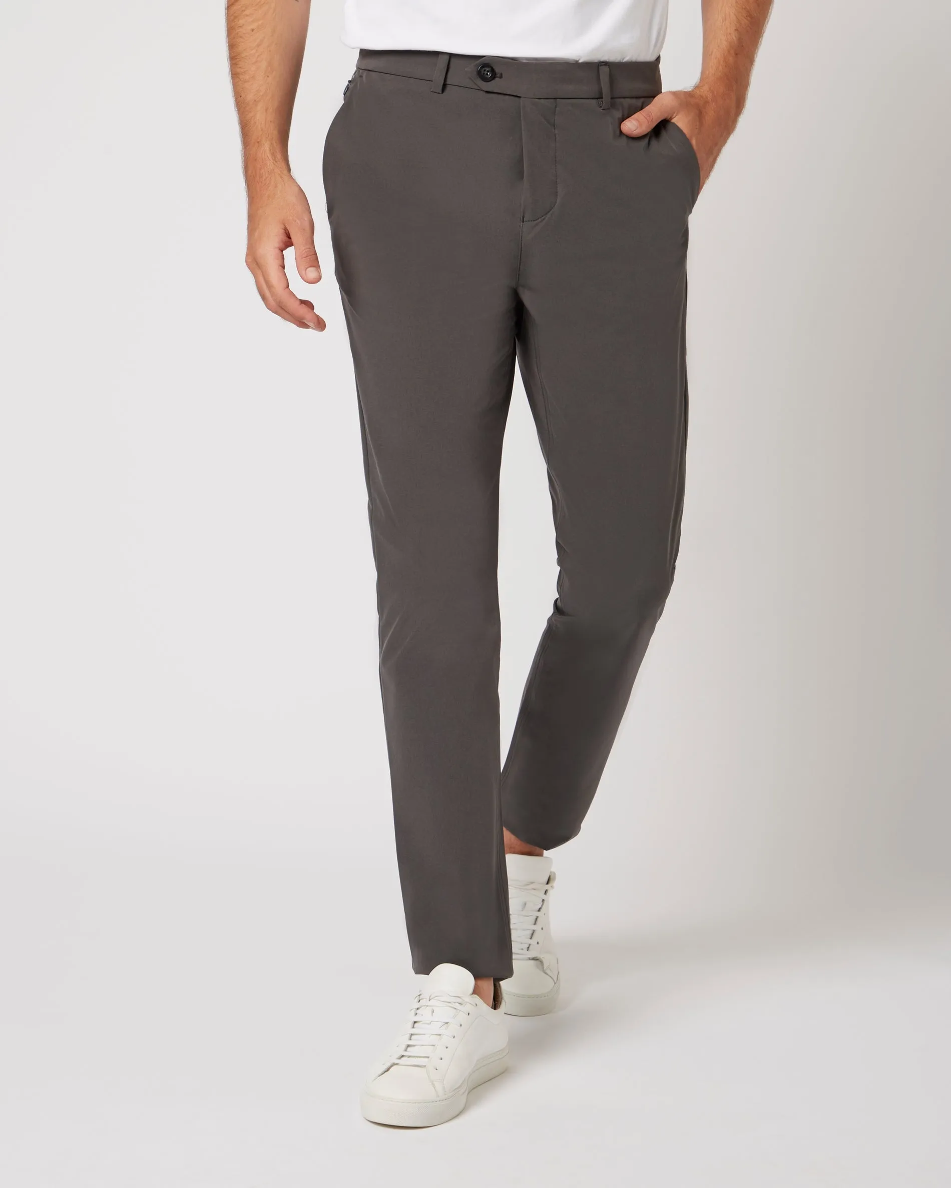 Light-weight pants slate grey