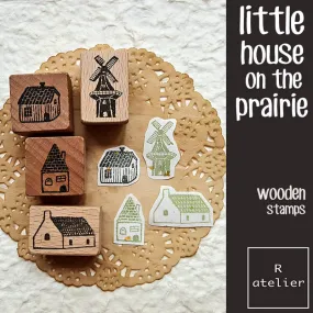 Little House on the Prairie Scrapbooking Wooden Stamp