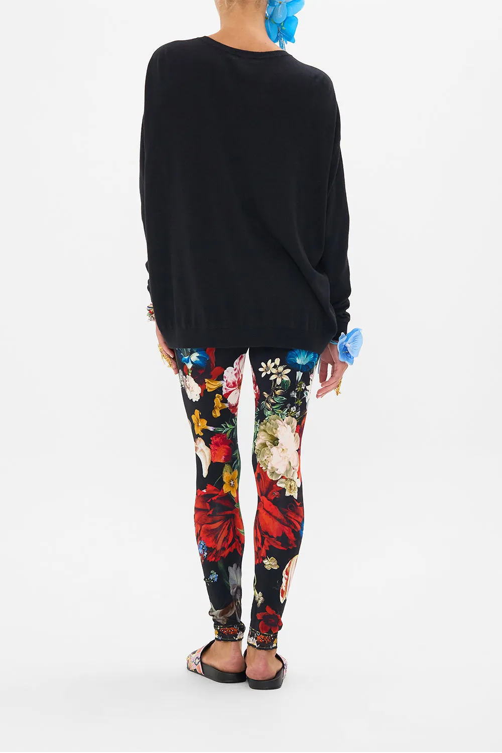 LONG SLEEVE JUMPER WITH PRINT FRONT A STILL LIFE