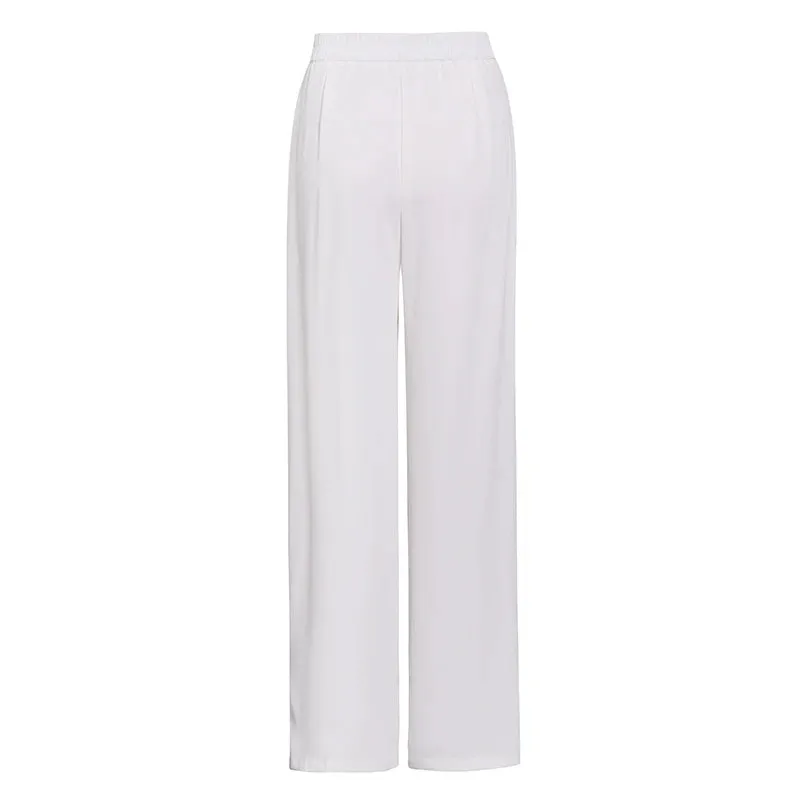 Loose Temperament Wide Leg Pants Female High Waist Minimalist Casual Women's Trouser Clothing Style Fashion