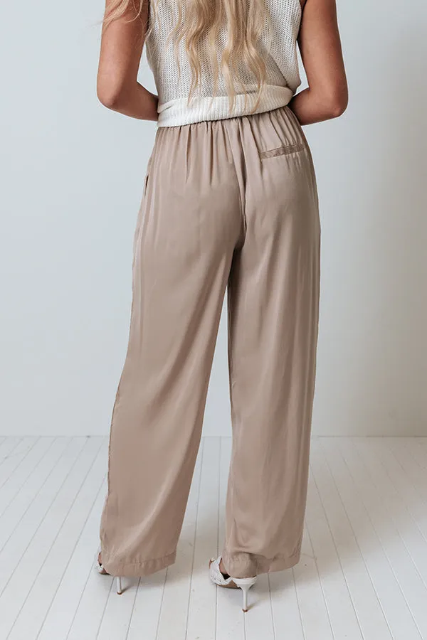 Major Milestone High Waist Pants In Iced Latte