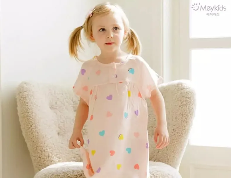 Maykids Colorful Heart Dress PJ