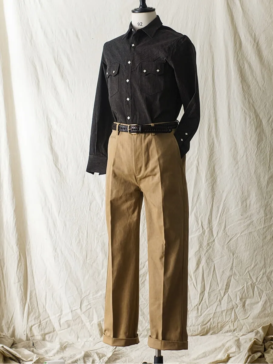 Men's 13OZ Canvas Officer Pants