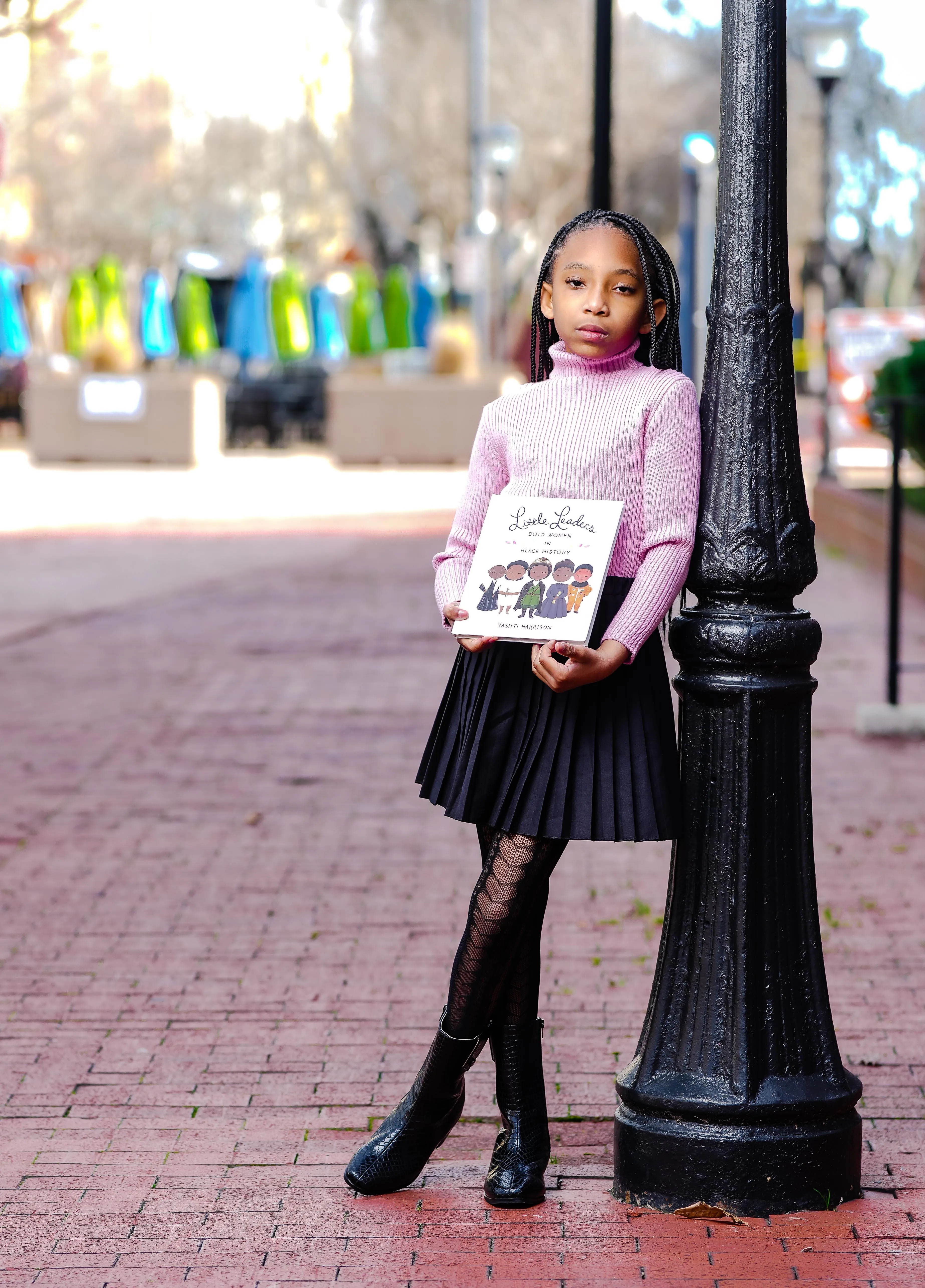 Midnight Black Pleated Skirt