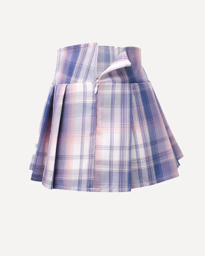 Mini Plaid Skirt Schoolgirl Outfits