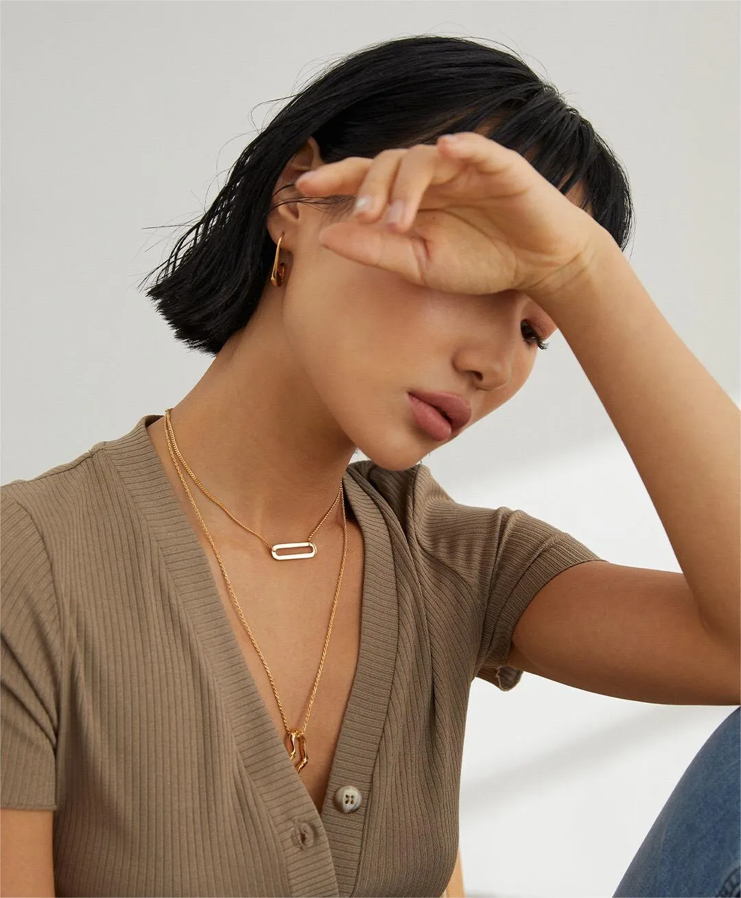 Minimalist Paperclip Necklace