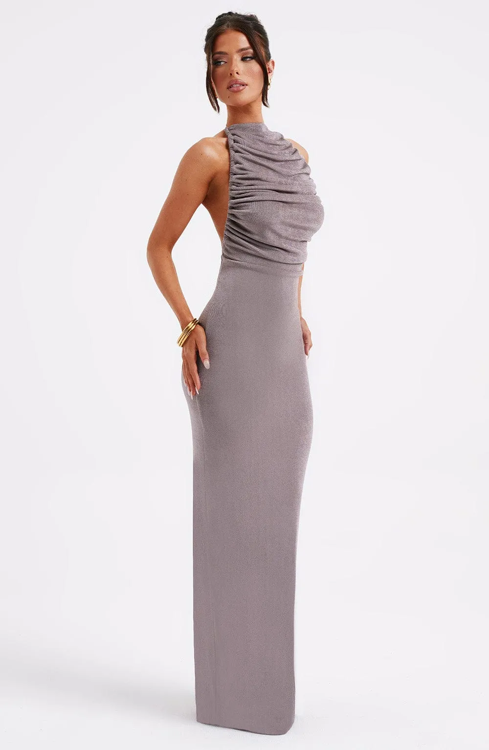 Nala Maxi Dress - Charcoal