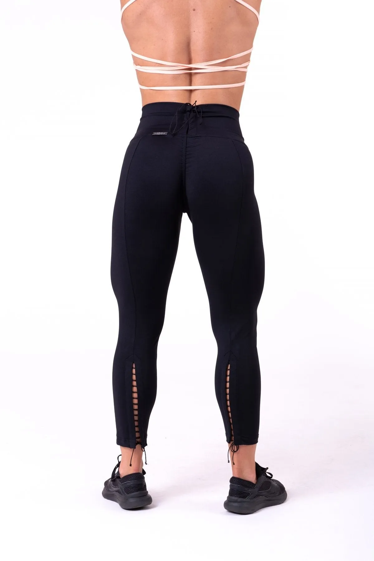 Nebbia Lace-Up 7-8 Leggings 661 - Black