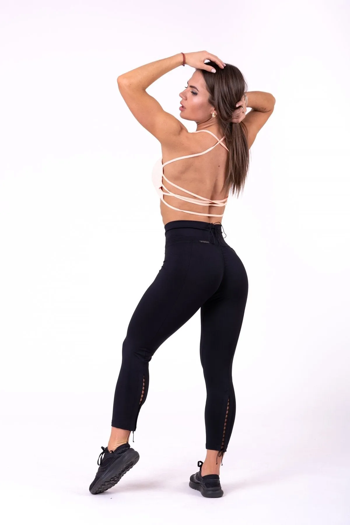 Nebbia Lace-Up 7-8 Leggings 661 - Black