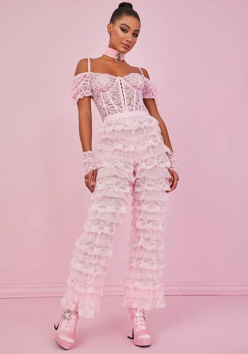 Ode To Romance Ruffle Pants