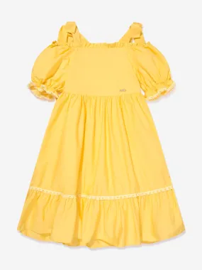 Patachou Girls Maxi Dress in Yellow