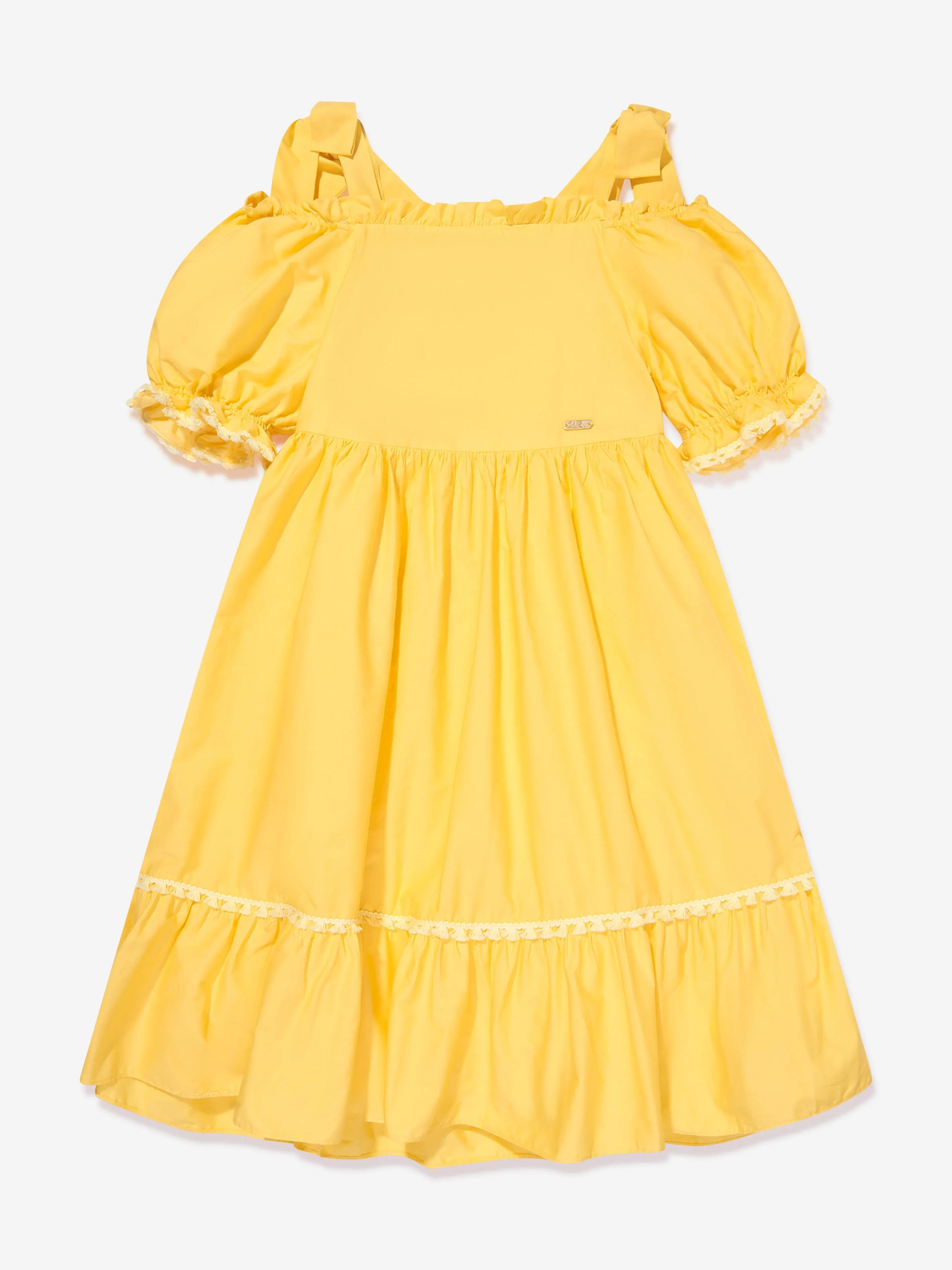 Patachou Girls Maxi Dress in Yellow