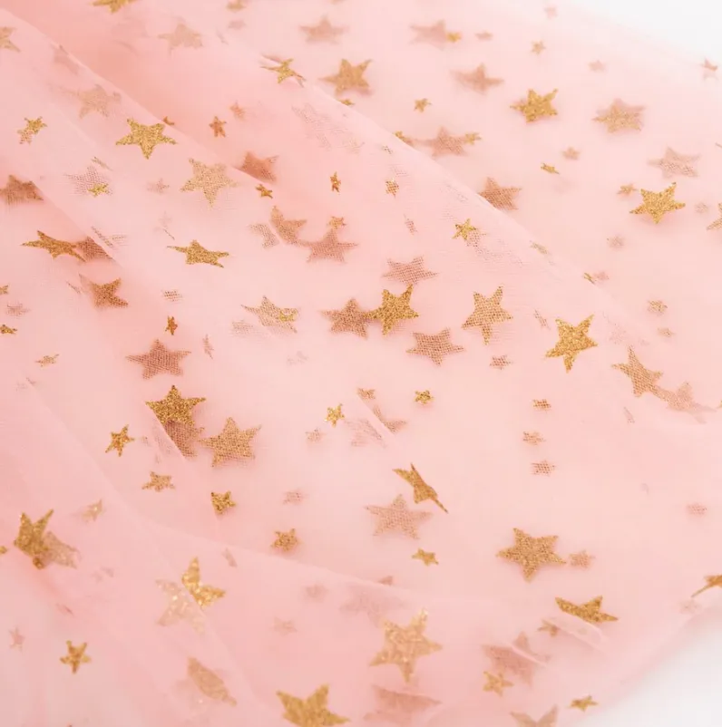 Pink Star Tulle Cape - Meri Meri