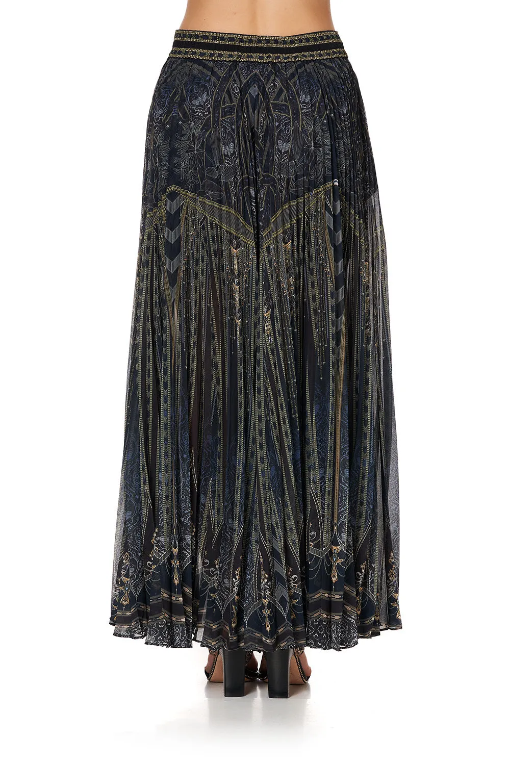 PLEATED FULL HEM SKIRT GREAT SCOTT