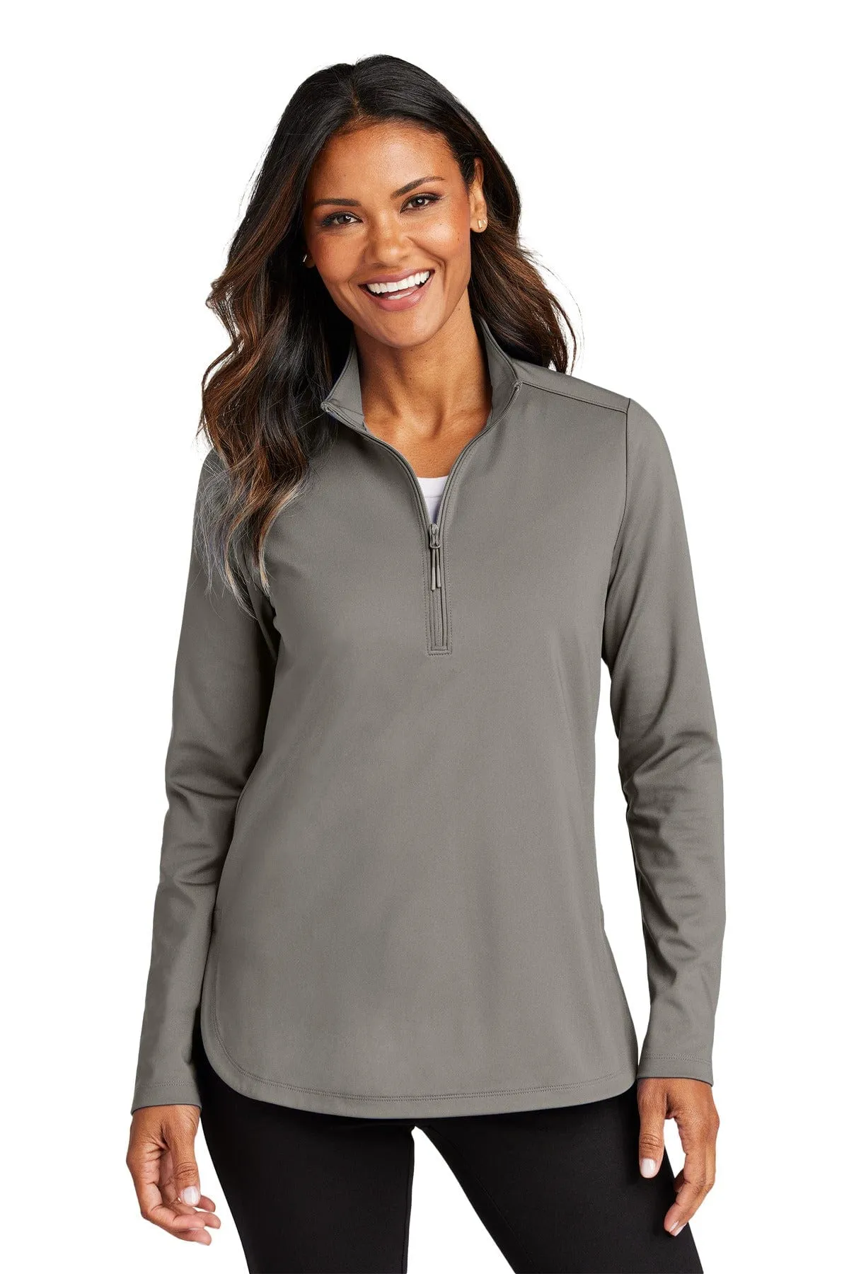 Port Authority LK880: Ladies C-FREE Double Knit 1/4-Zip