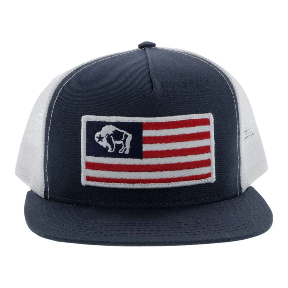 "American Made" Blue/White Hat