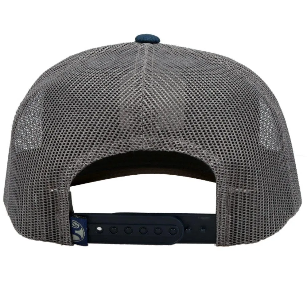 "Cheyenne" Blue/ Charcoal Hat