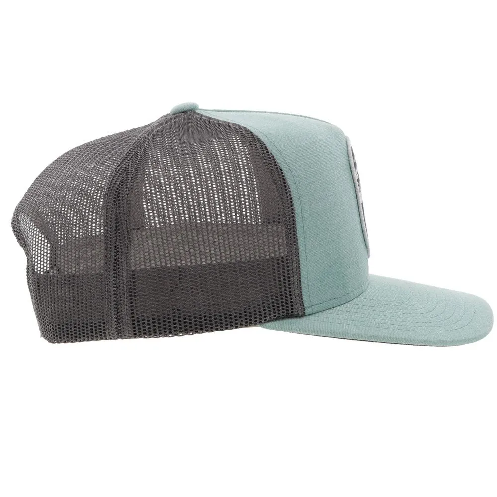 "Cheyenne" Teal/ Grey Hat