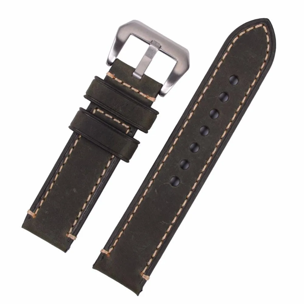 Retro Leather Straps Compatible with the Kogan Hybrid  Smart Watch