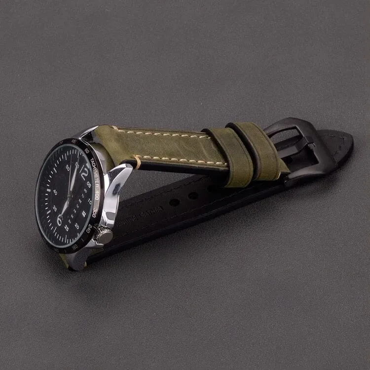 Retro Leather Straps Compatible with the Kogan Hybrid  Smart Watch