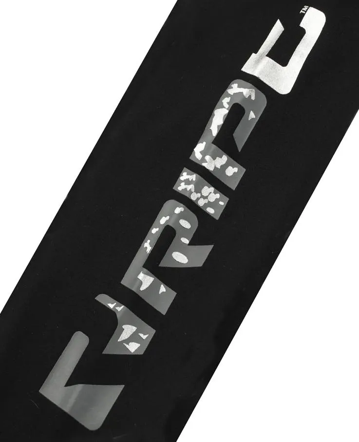 RIPT Performance Leggings with Metallic Print - Black