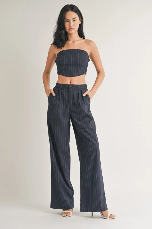 Robbie Pinstriped Pants